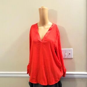 4/$20 Elegant Red Women's Top